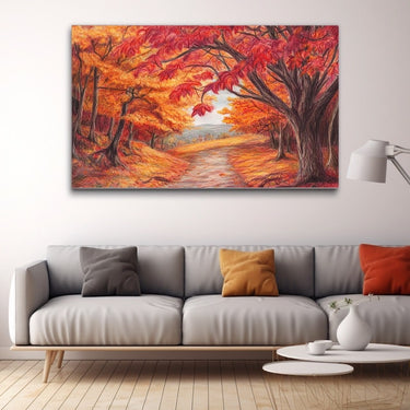 Vintage Autumn Painting